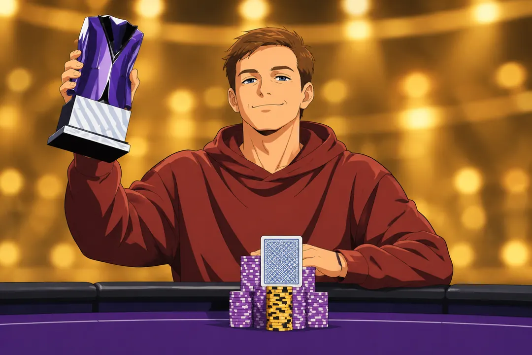 AI 生成圖:Mullaly奪PokerGO首冠